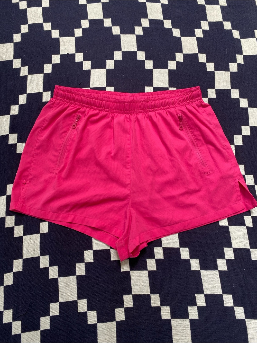 Rare Girlfriend Collective gazelle hot pink running / active shorts